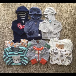 6-9 month Baby Boy Jackets & Footies